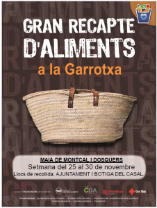 Cartell recollida aliments